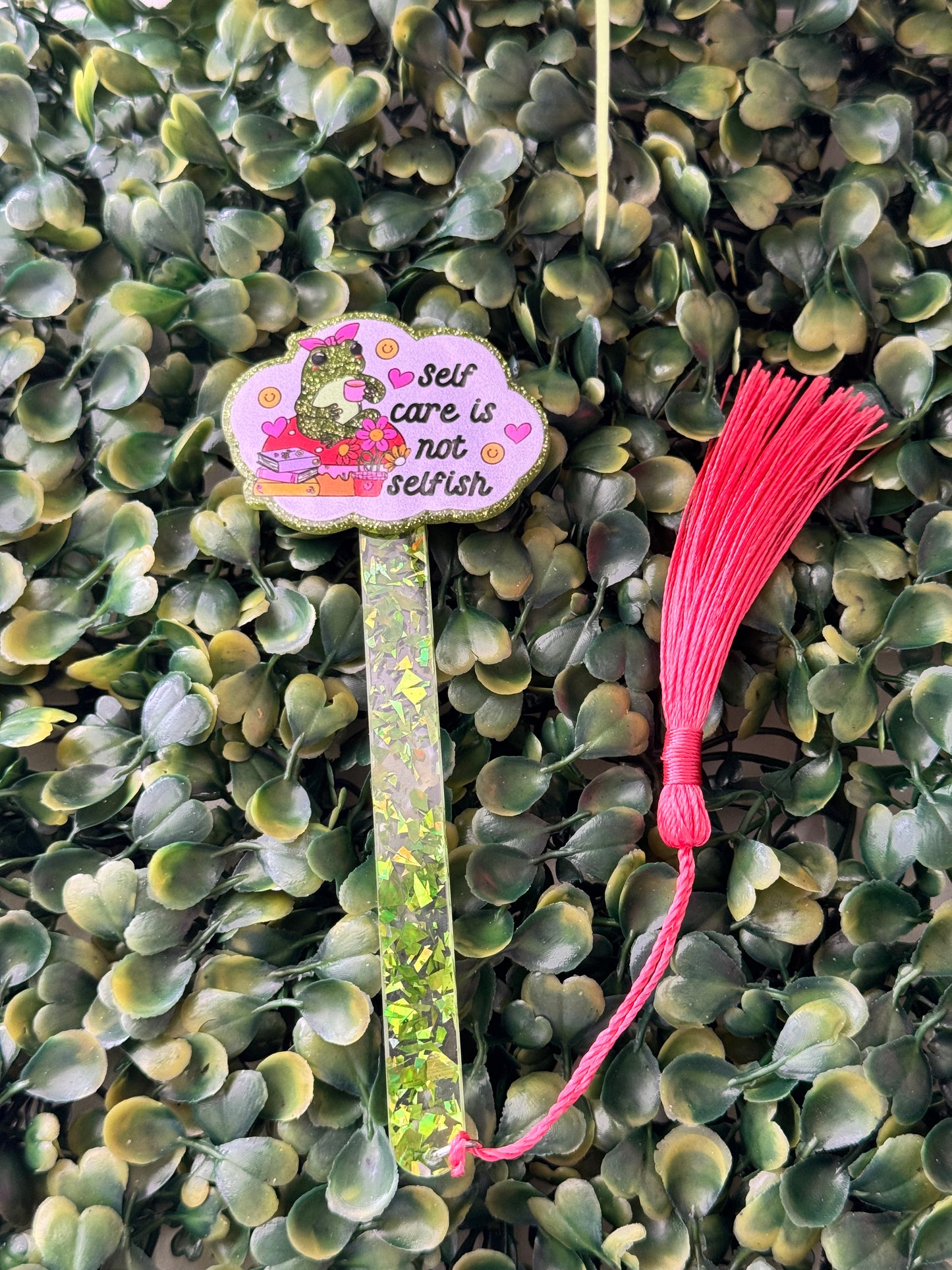 Acrylic Bookmark with Tassel – Stylish & Durable Page Holder
