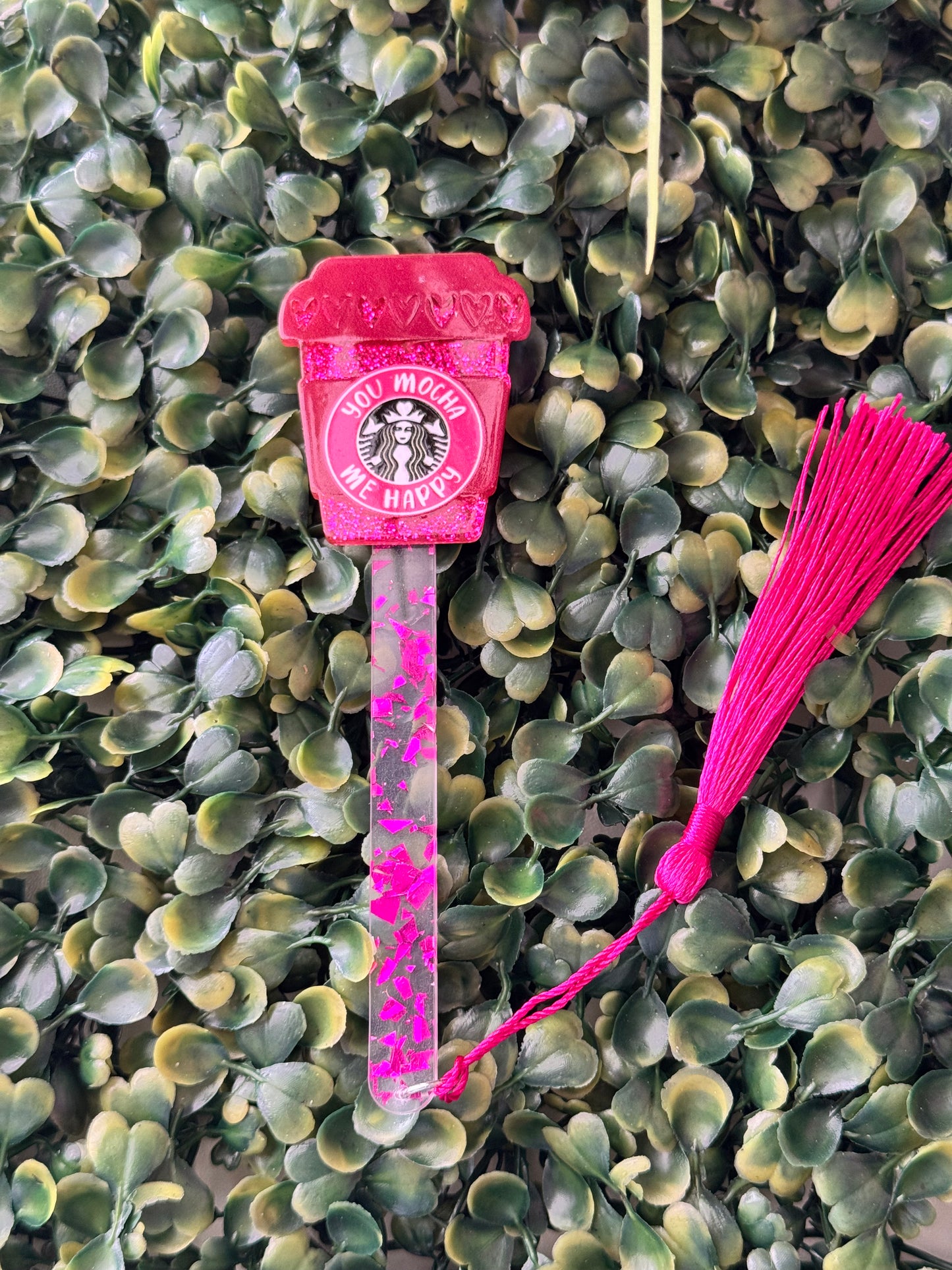 Acrylic Bookmark with Tassel – Stylish & Durable Page Holder