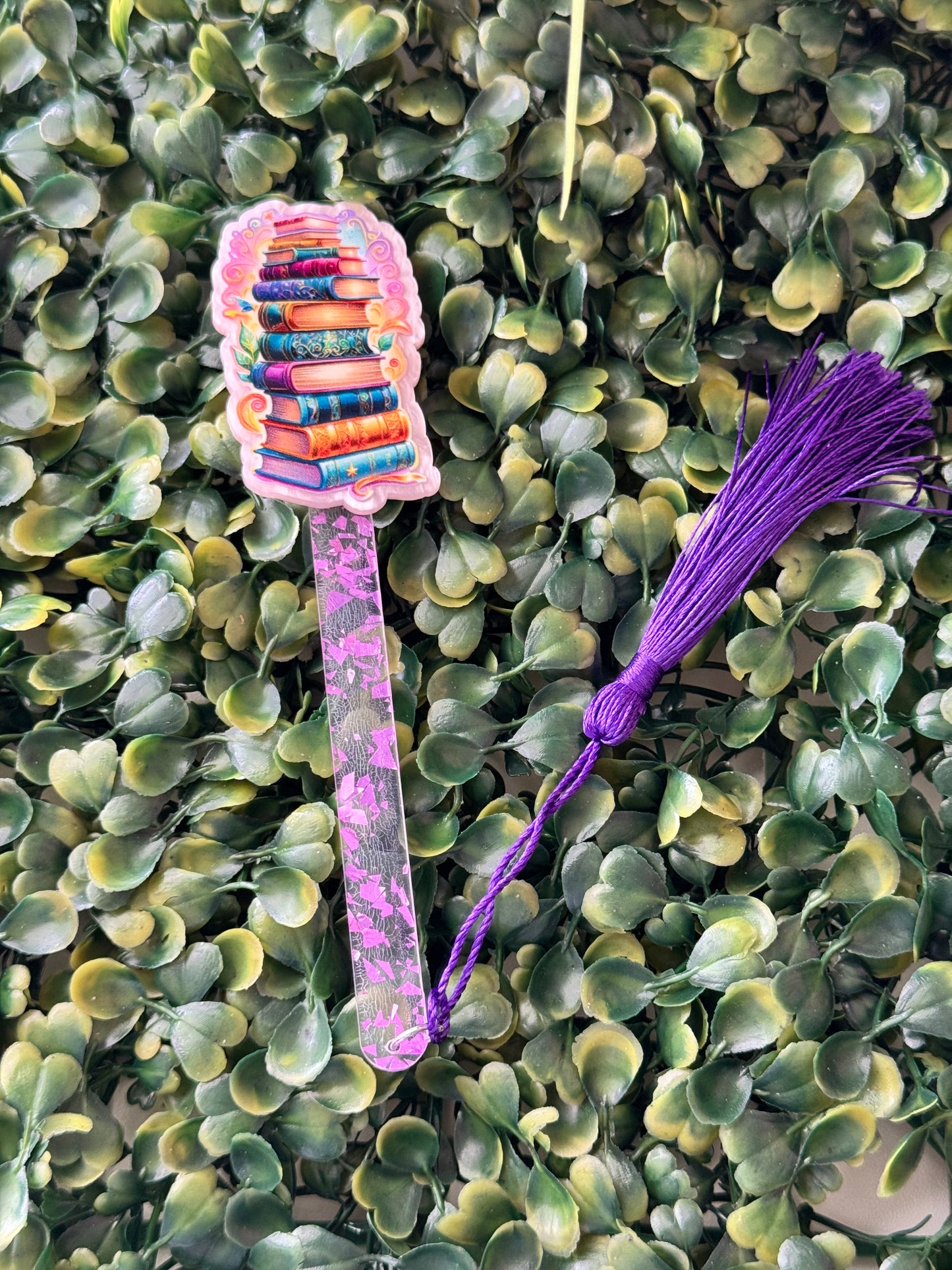 Acrylic Bookmark with Tassel – Stylish & Durable Page Holder