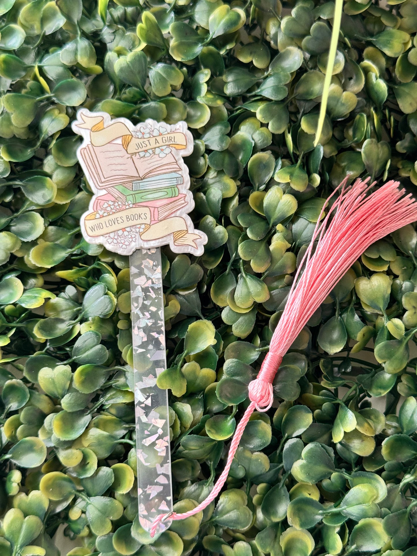 Acrylic Bookmark with Tassel – Stylish & Durable Page Holder