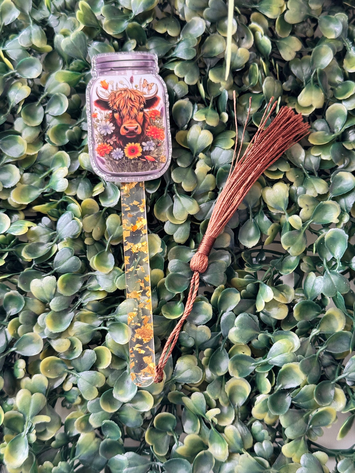 Acrylic Bookmark with Tassel – Stylish & Durable Page Holder