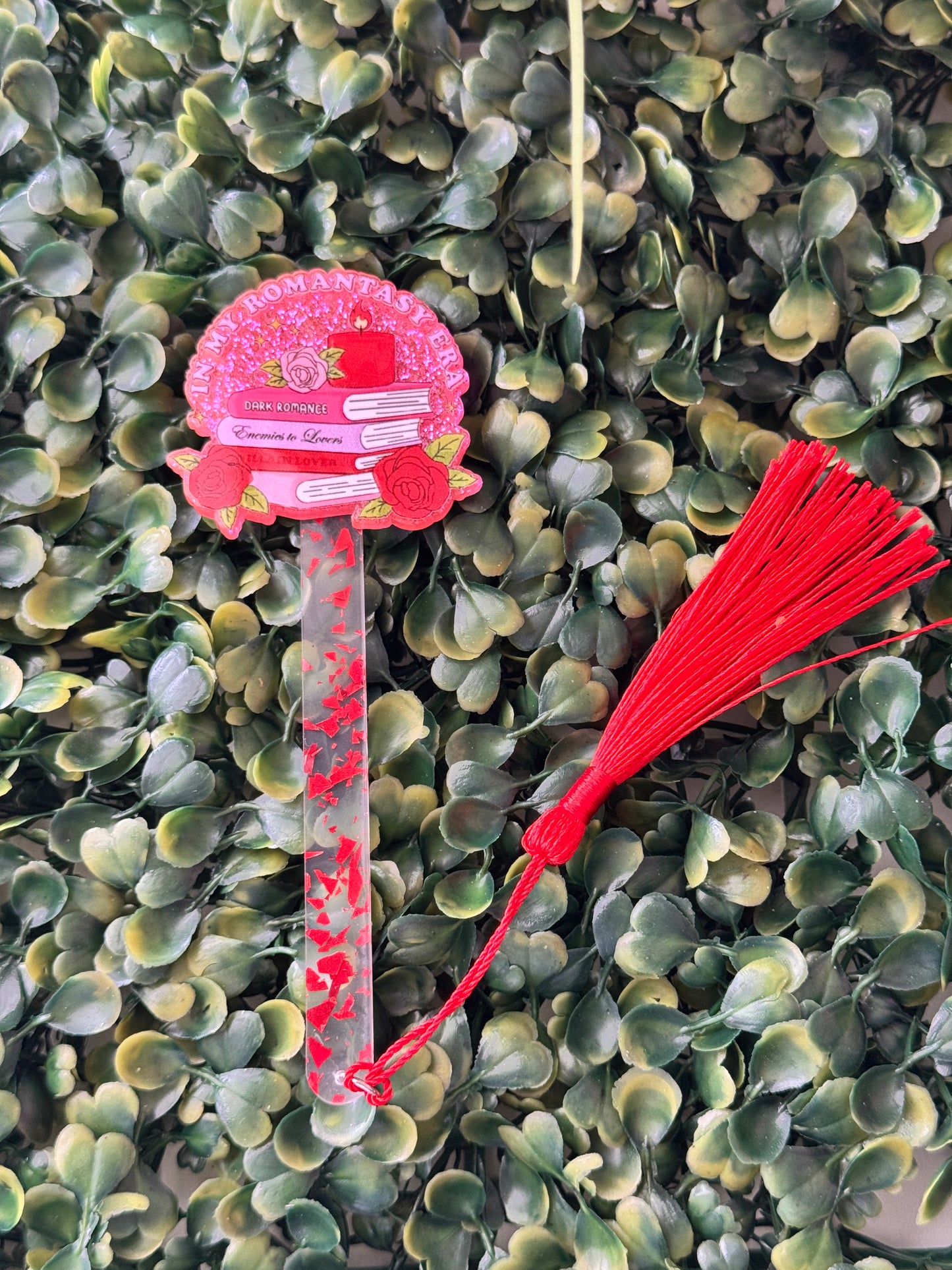 Acrylic Bookmark with Tassel – Stylish & Durable Page Holder
