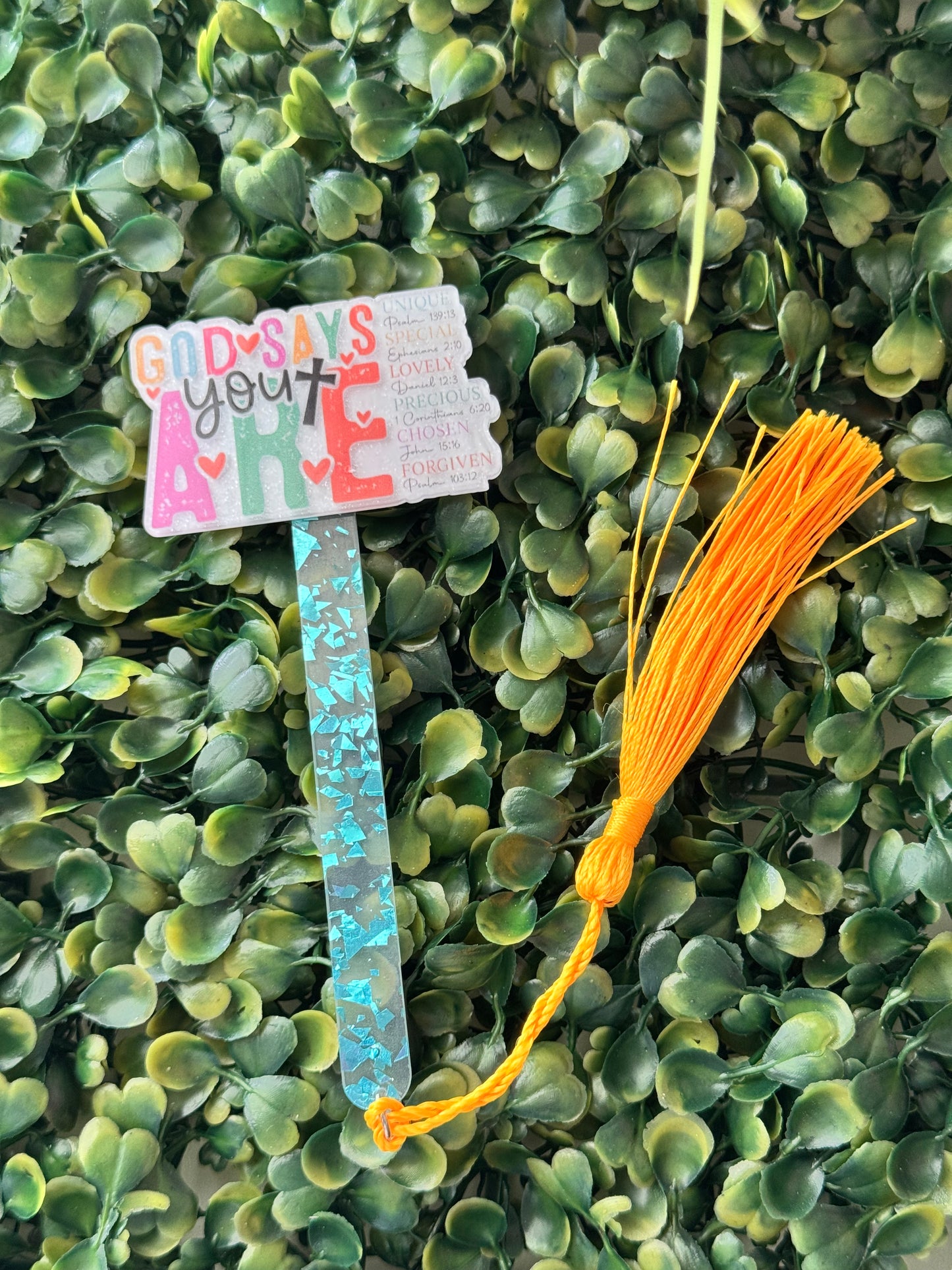Acrylic Bookmark with Tassel – Stylish & Durable Page Holder