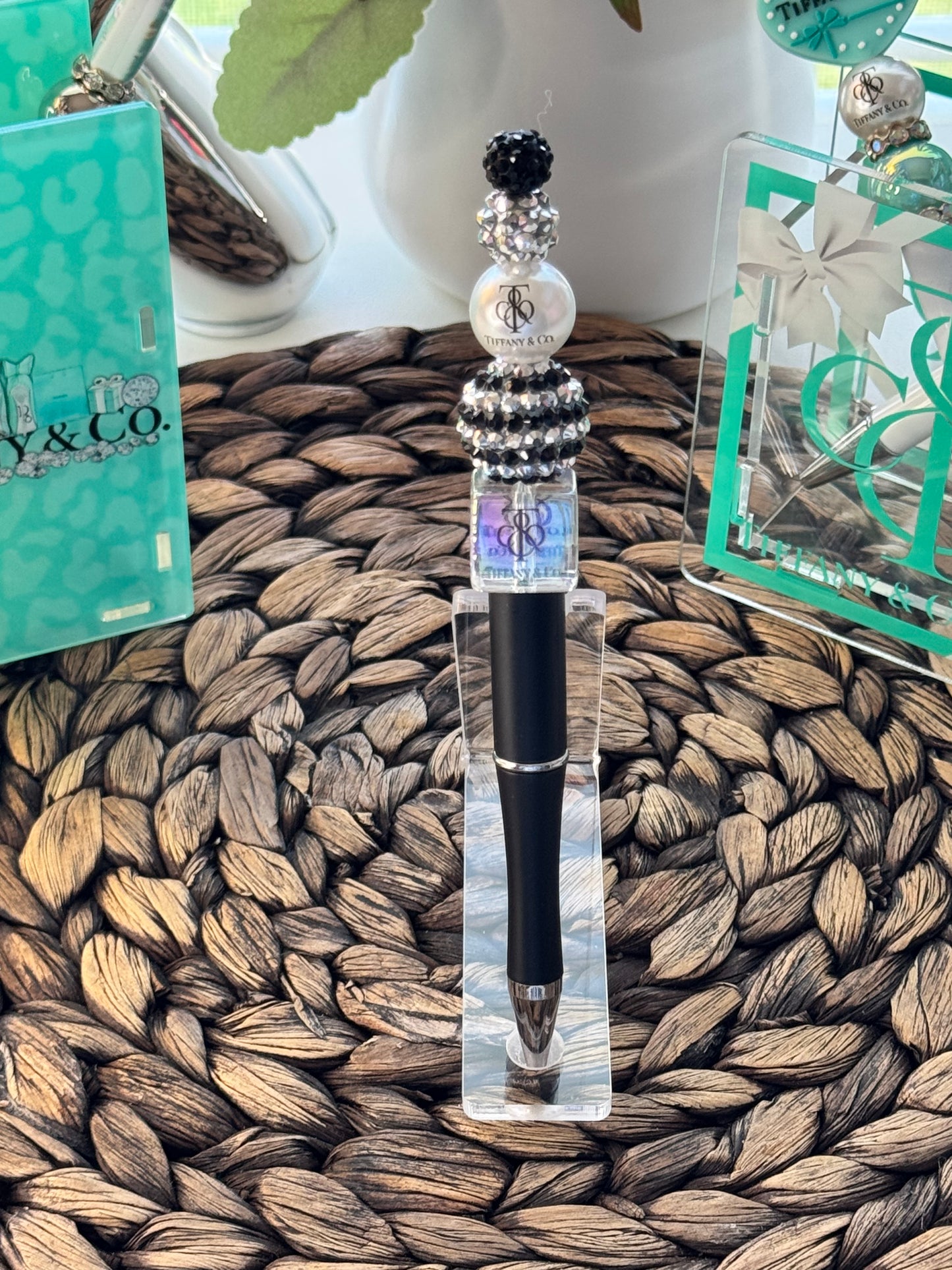 Tiffany & Co.-Inspired Beaded Pen