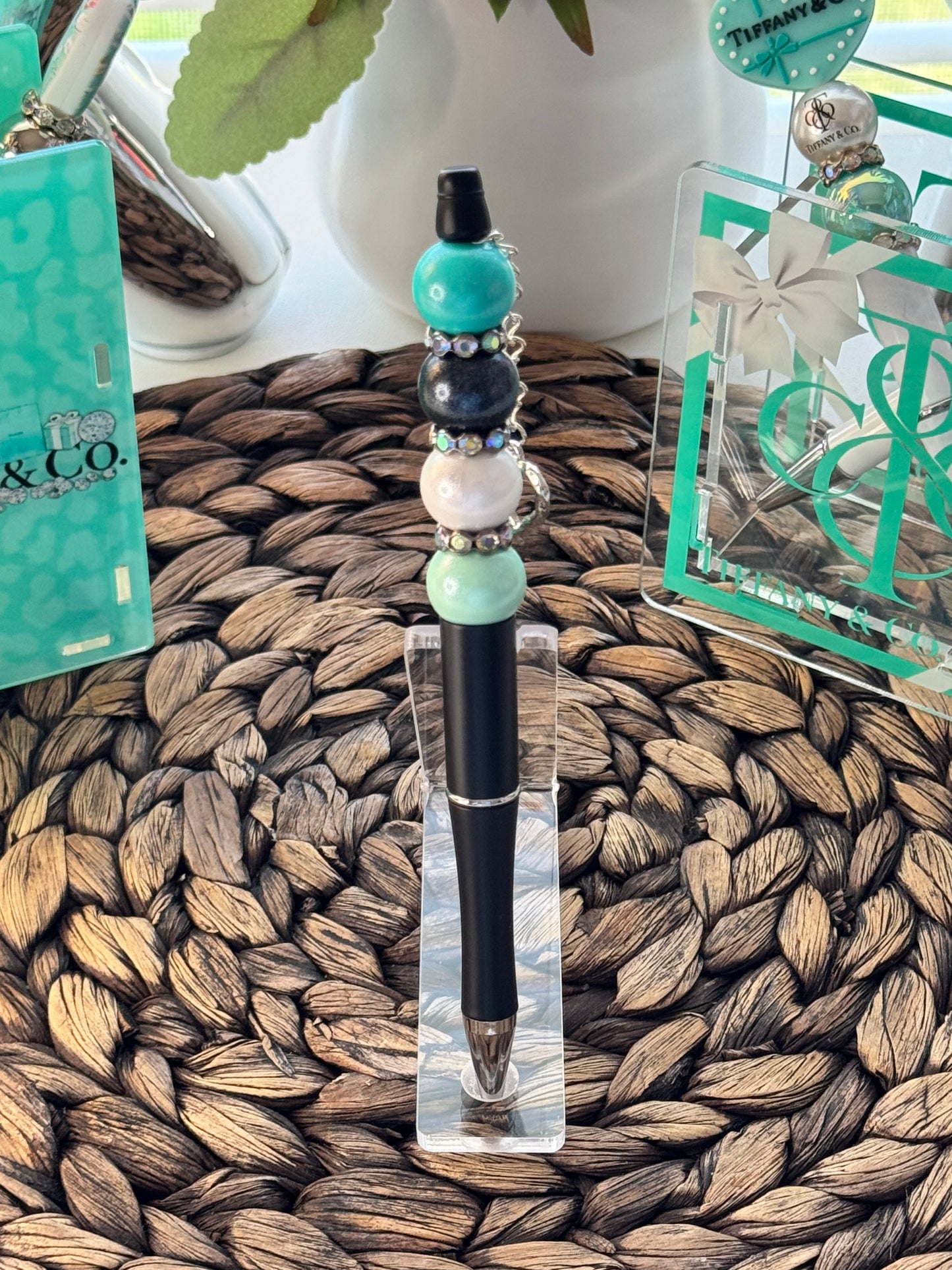 Tiffany & Co.-Inspired Beaded Pen