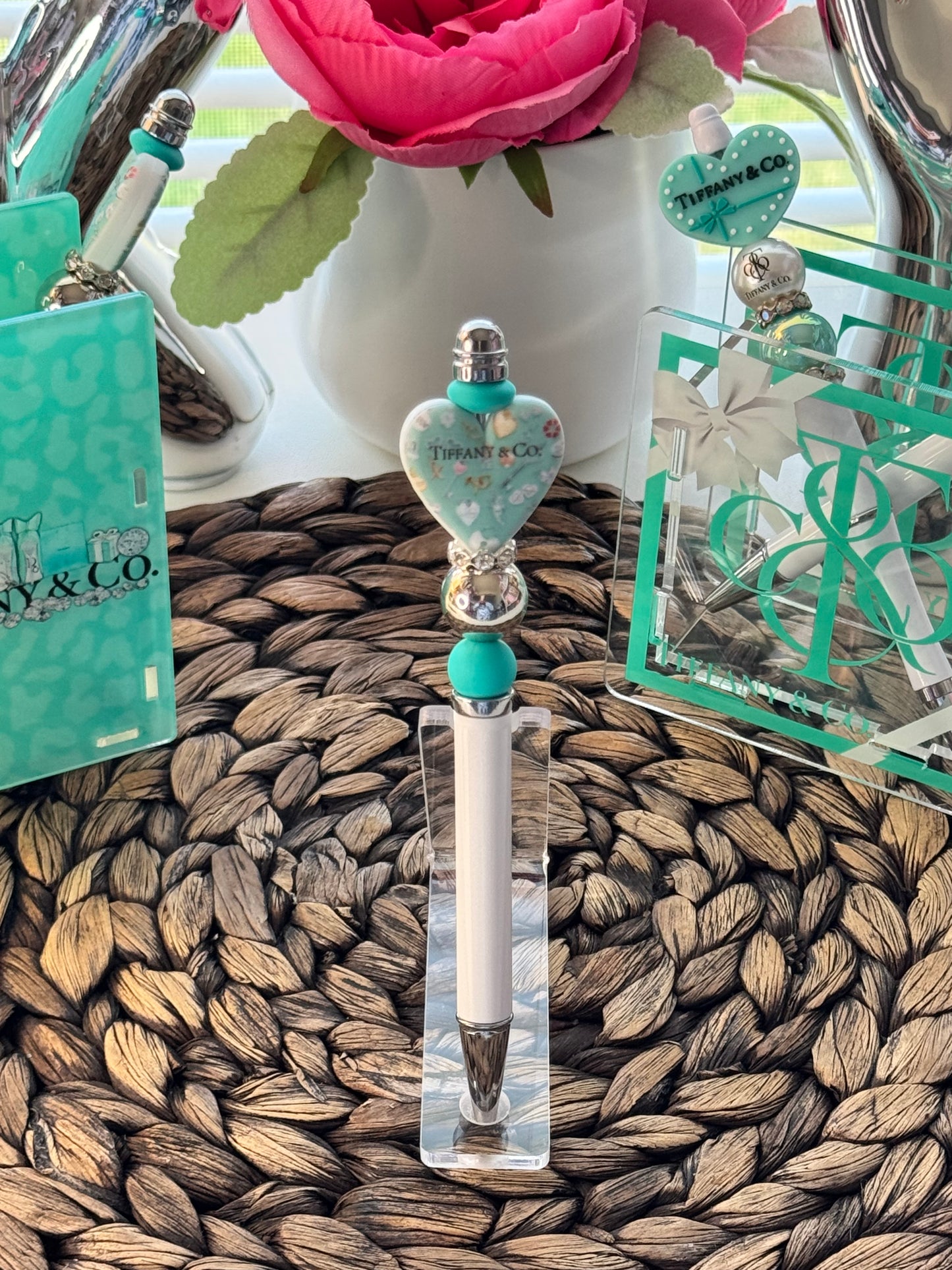 Tiffany & Co.-Inspired Beaded Pen
