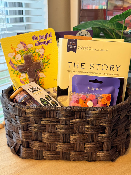 🌸 He Is Risen Bible Basket 🌸