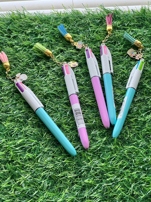 BIC Multicolor Charm & Tassel Ink Pen (Assorted Ink Colors)
