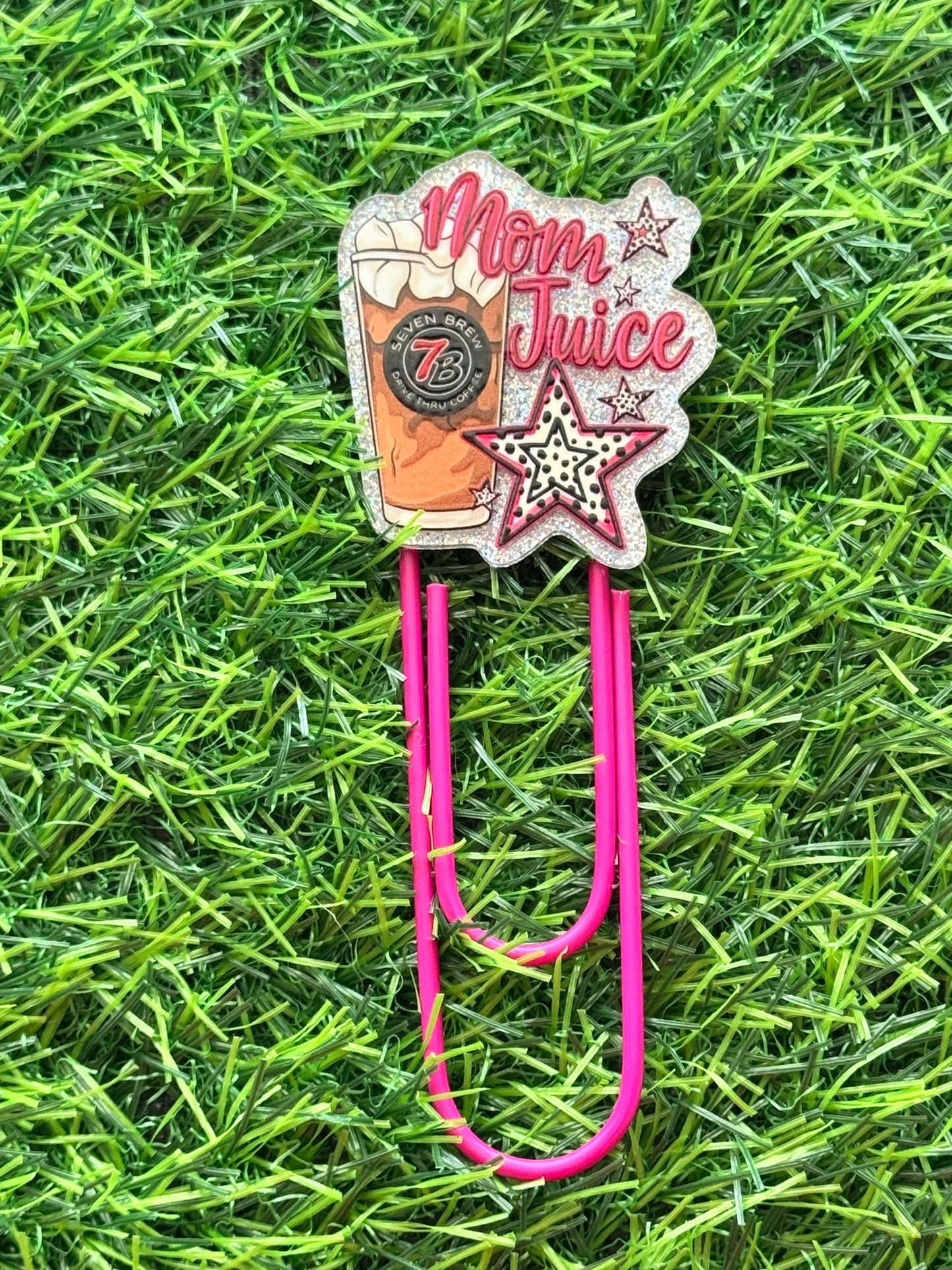 Acrylic Jumbo Paper Clip Bookmarks