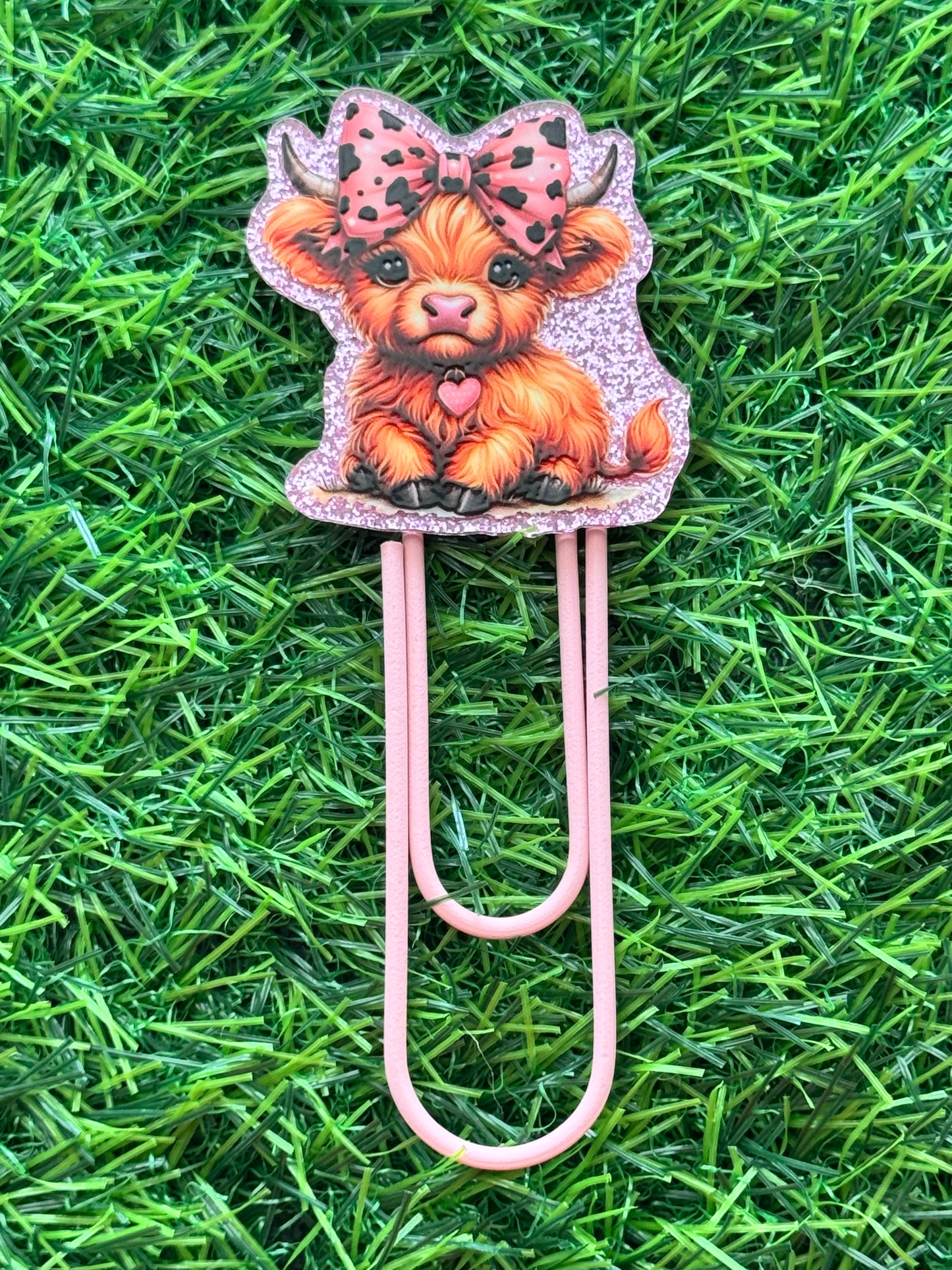 Acrylic Jumbo Paper Clip Bookmarks