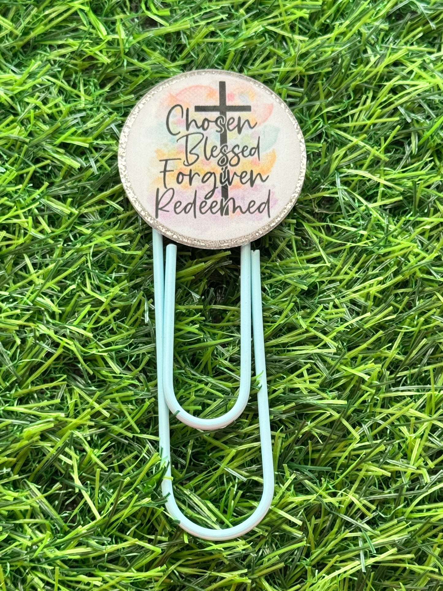 Acrylic Jumbo Paper Clip Bookmarks