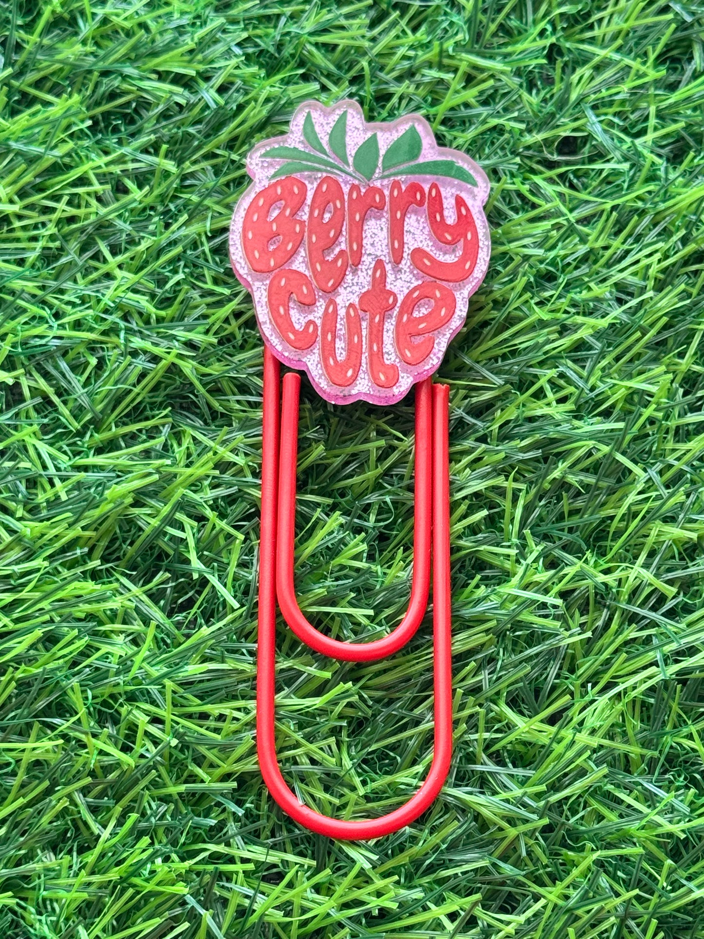 Acrylic Jumbo Paper Clip Bookmarks