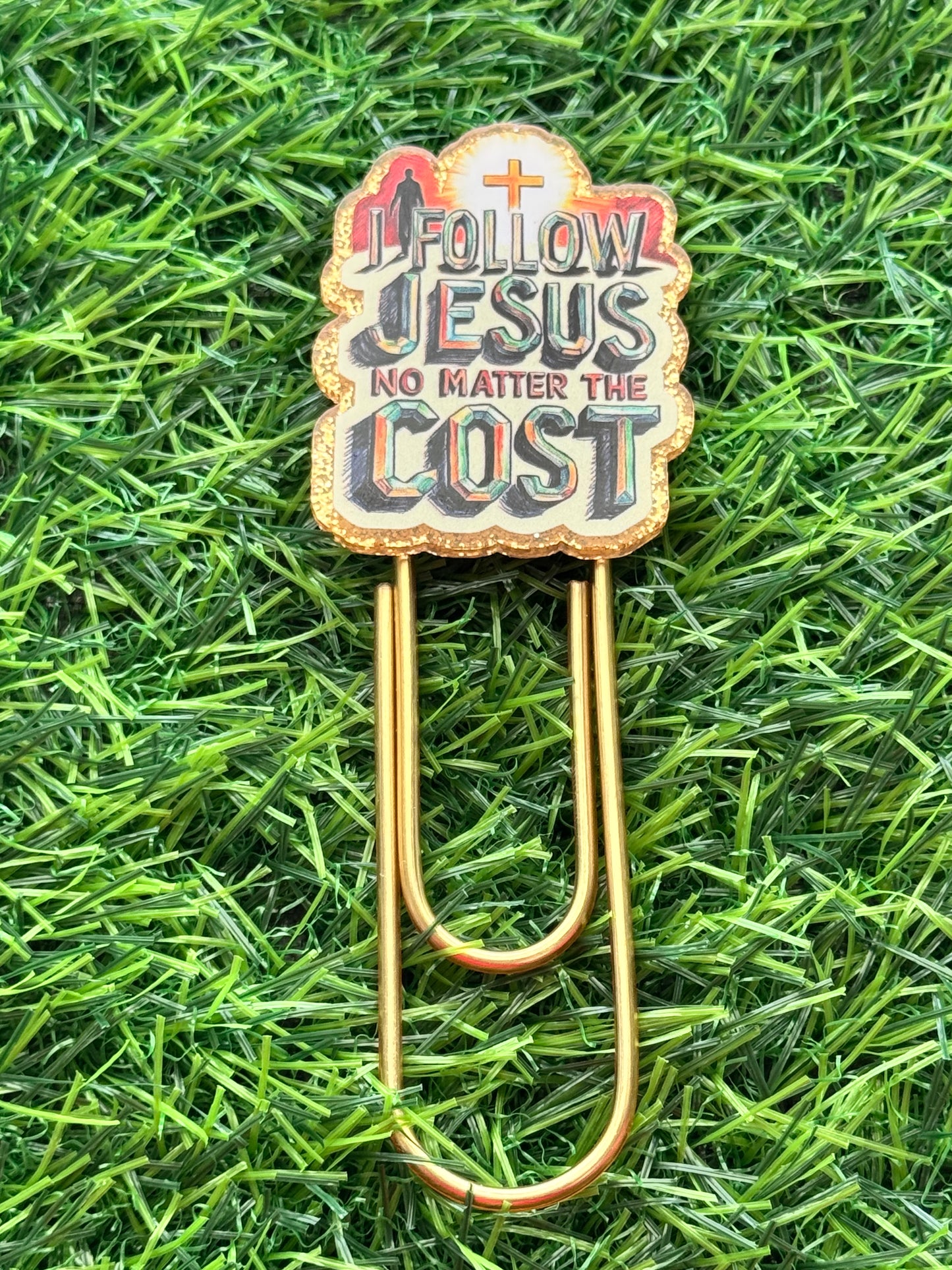 Acrylic Jumbo Paper Clip Bookmarks