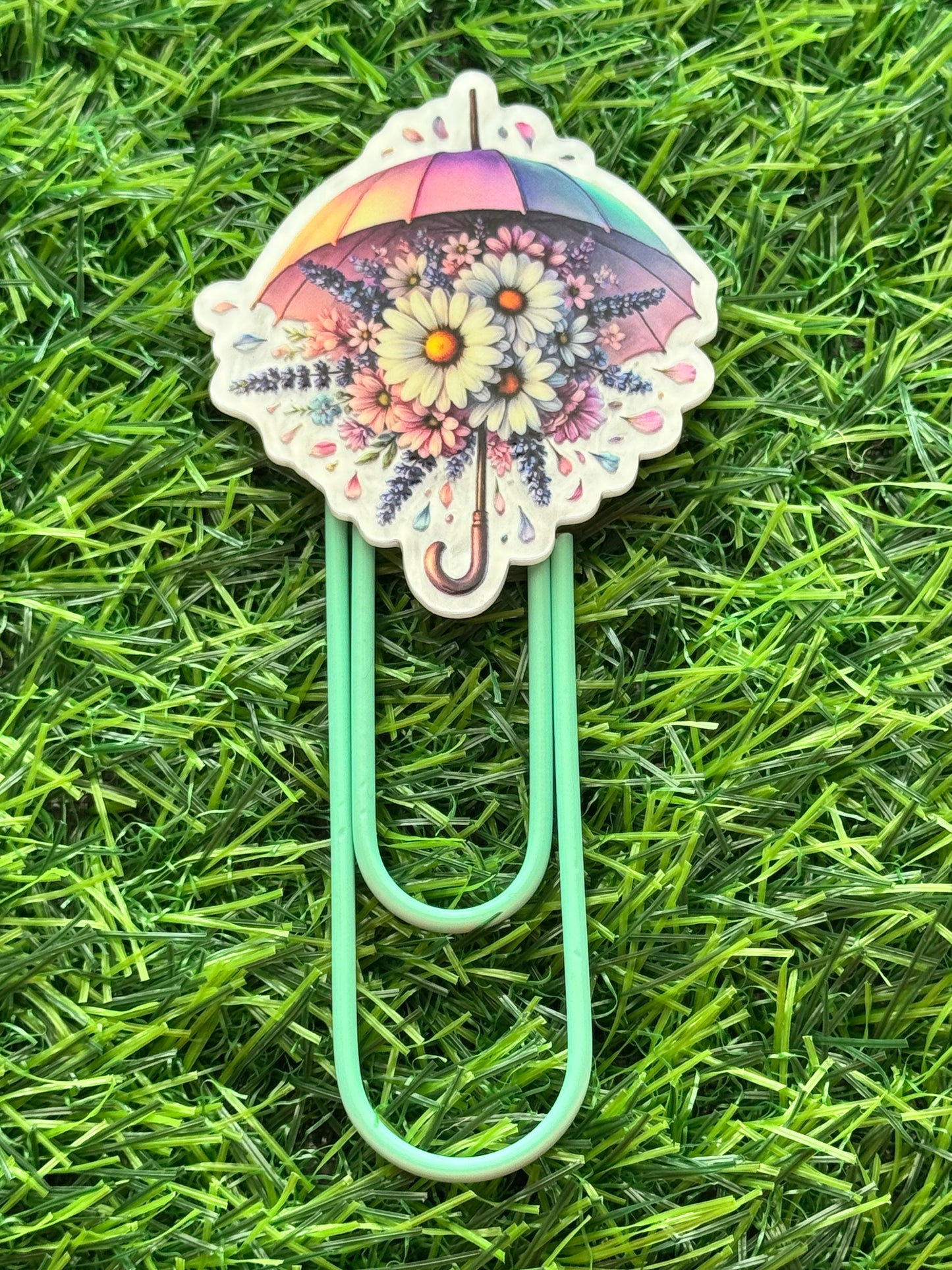 Acrylic Jumbo Paper Clip Bookmarks