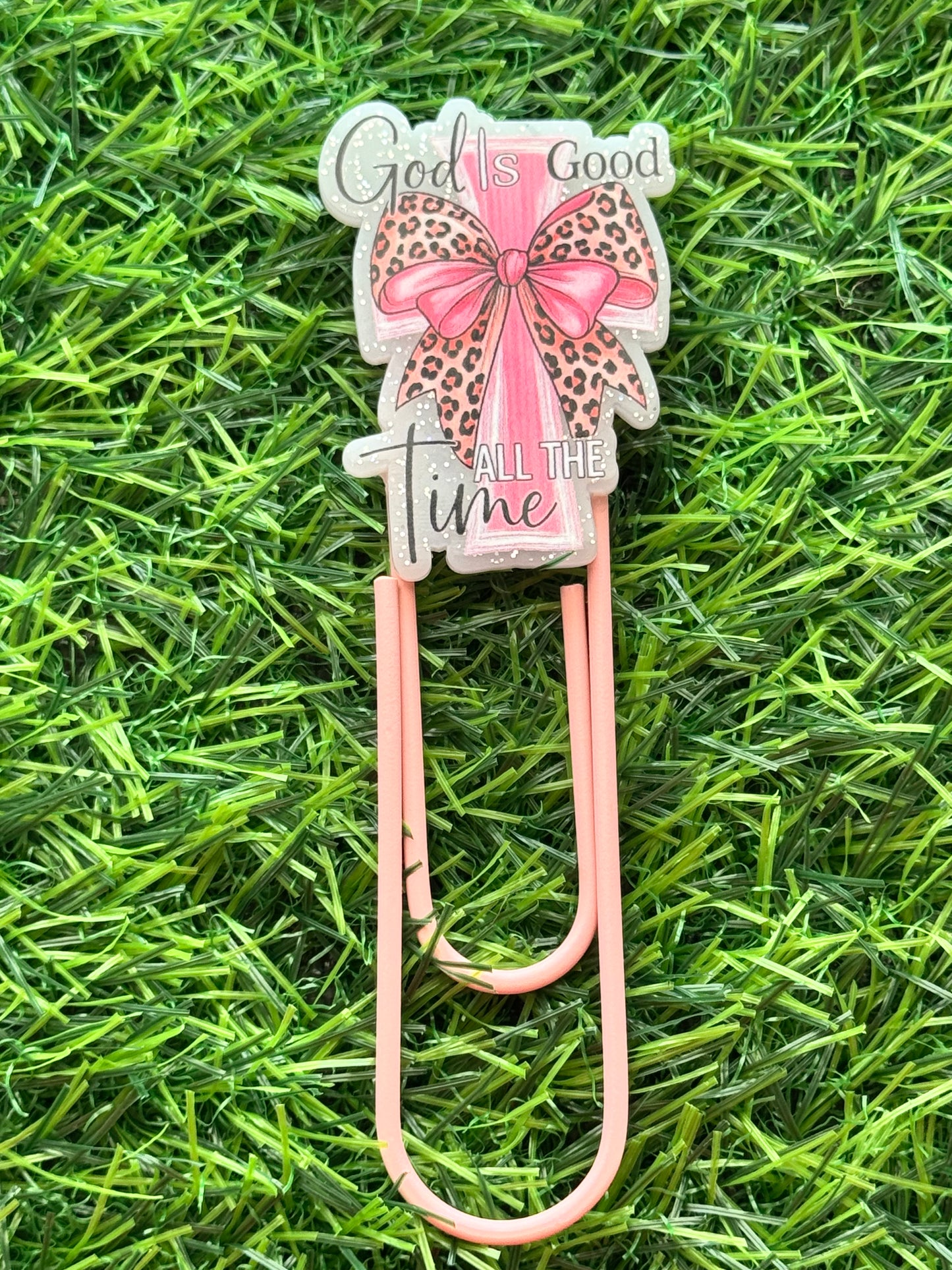 Acrylic Jumbo Paper Clip Bookmarks