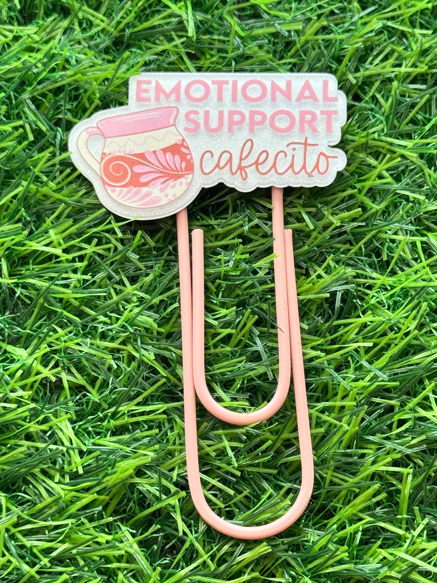 Acrylic Jumbo Paper Clip Bookmarks