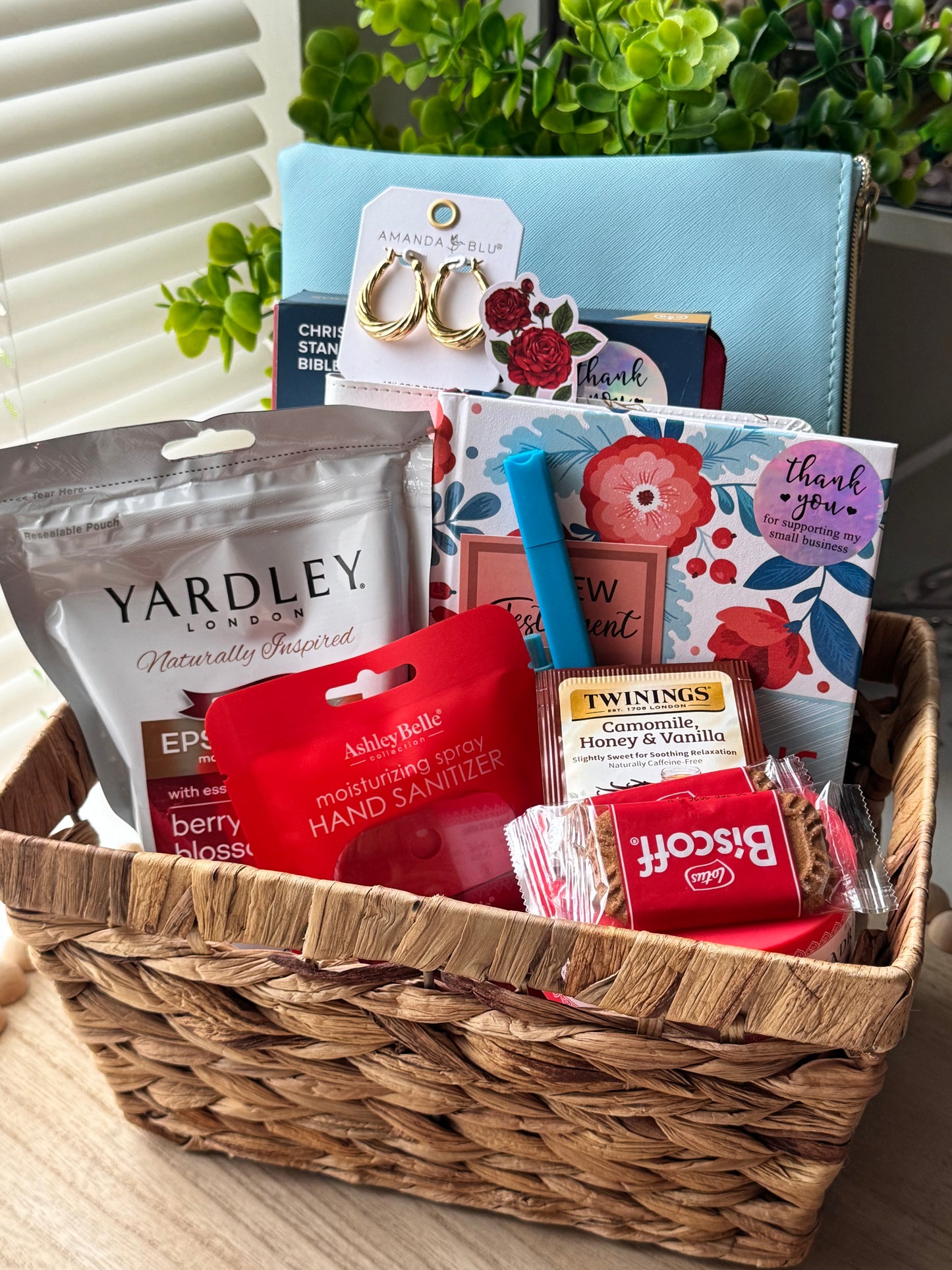 “Confident & Covered” Faith + Self-Care Bible Basket (FEW LEFT)