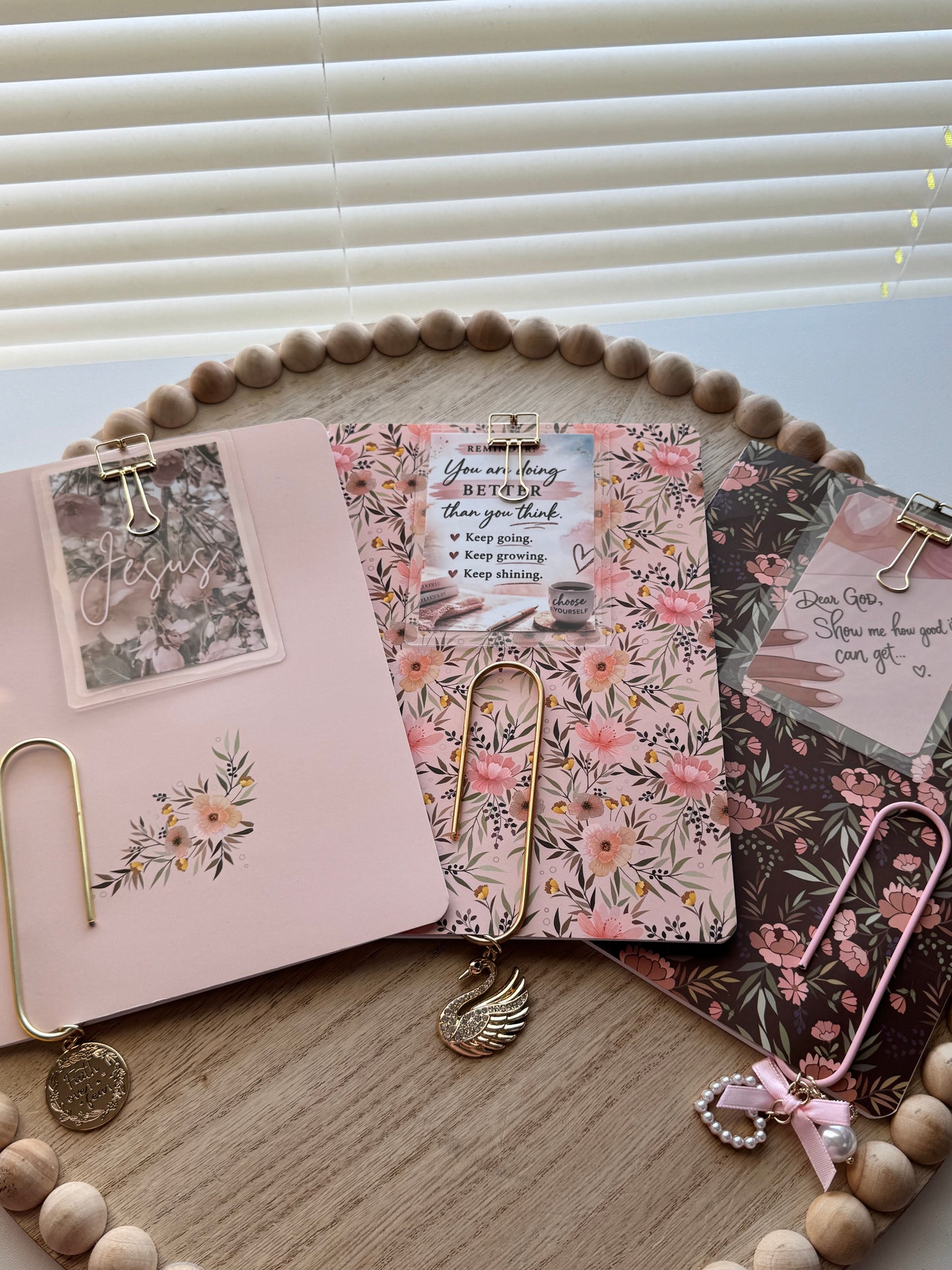 Gracefully Pink Traveler’s Journal Set