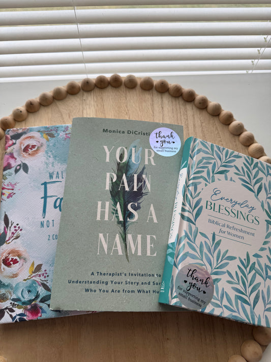 Your Pain Has a Name Book Bundle | Christian Encouragement Gift for Women