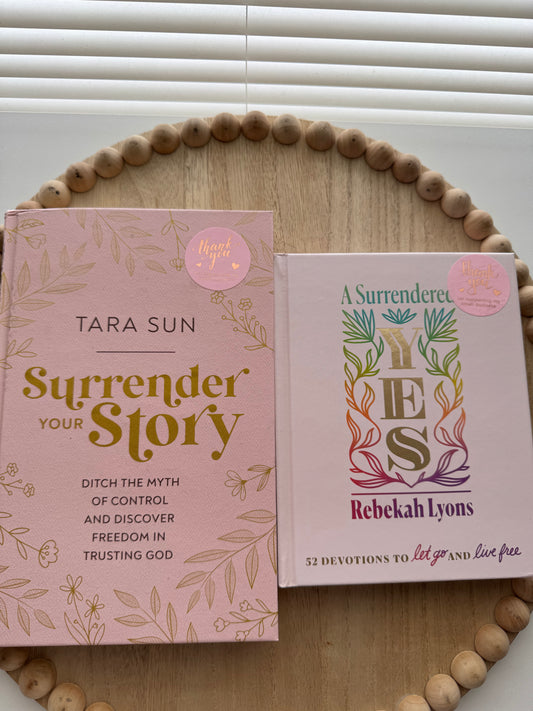 Surrender Your Story Book Bundle | Christian Gift for Women