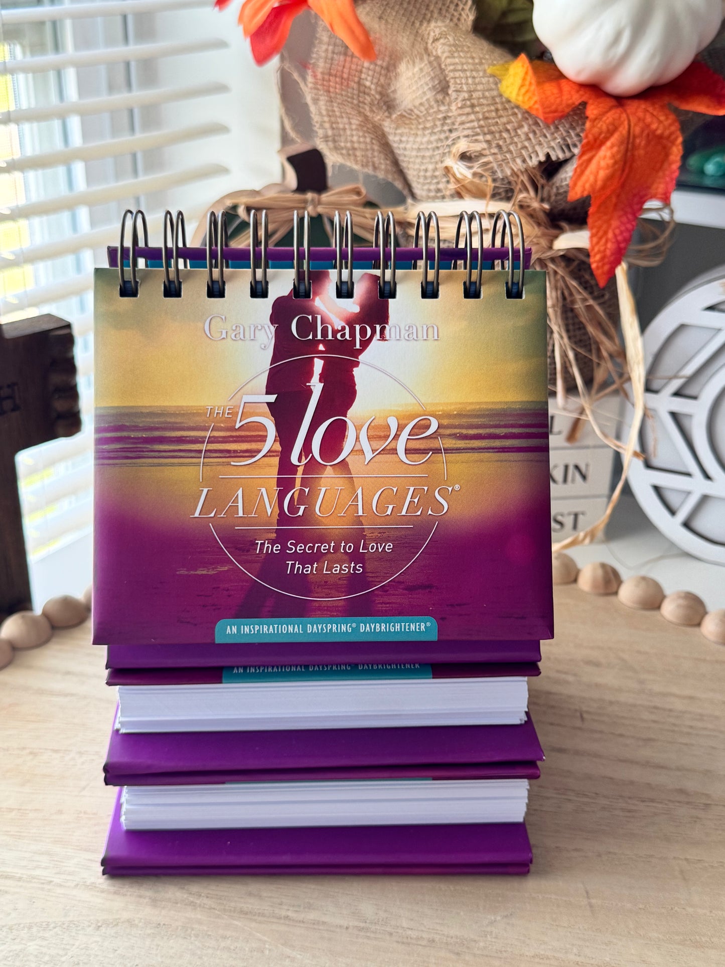 The 5 Love Languages Inspirational Desktop Flip Calendar