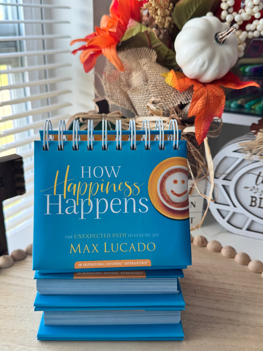How Happiness Happens Inspirational Desktop Flip Calendar
