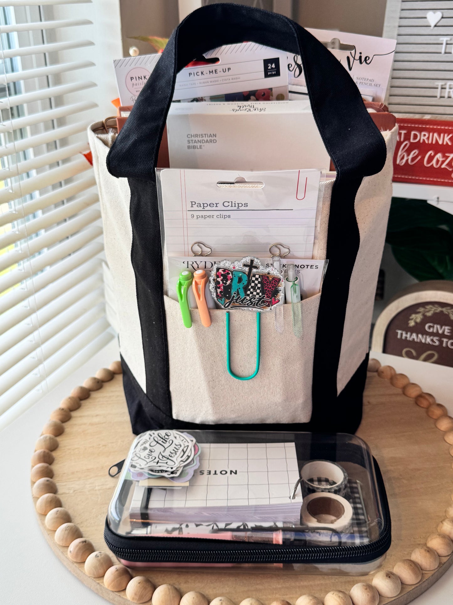📖 Faith Over Fear — Deluxe Bible Journaling Kit