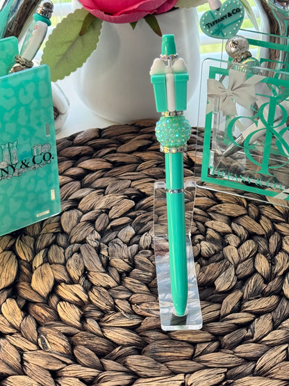 Tiffany & Co.-Inspired Beaded Pen