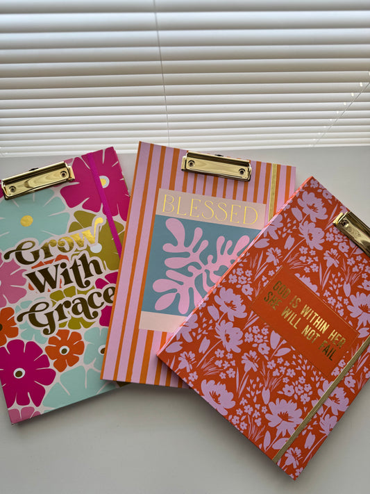 Inspirational Clipboard Notebook Gift Set