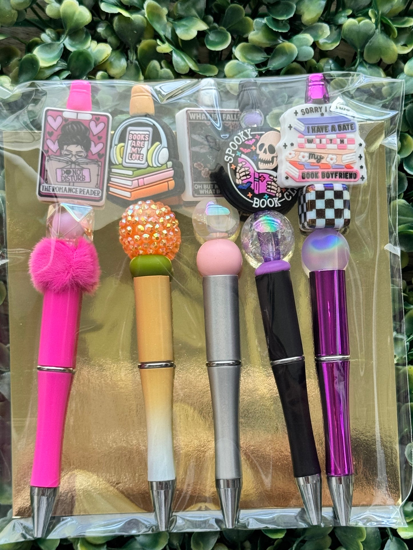 RANDOM MIX BEADED PEN BUNDLE – 5 Pack