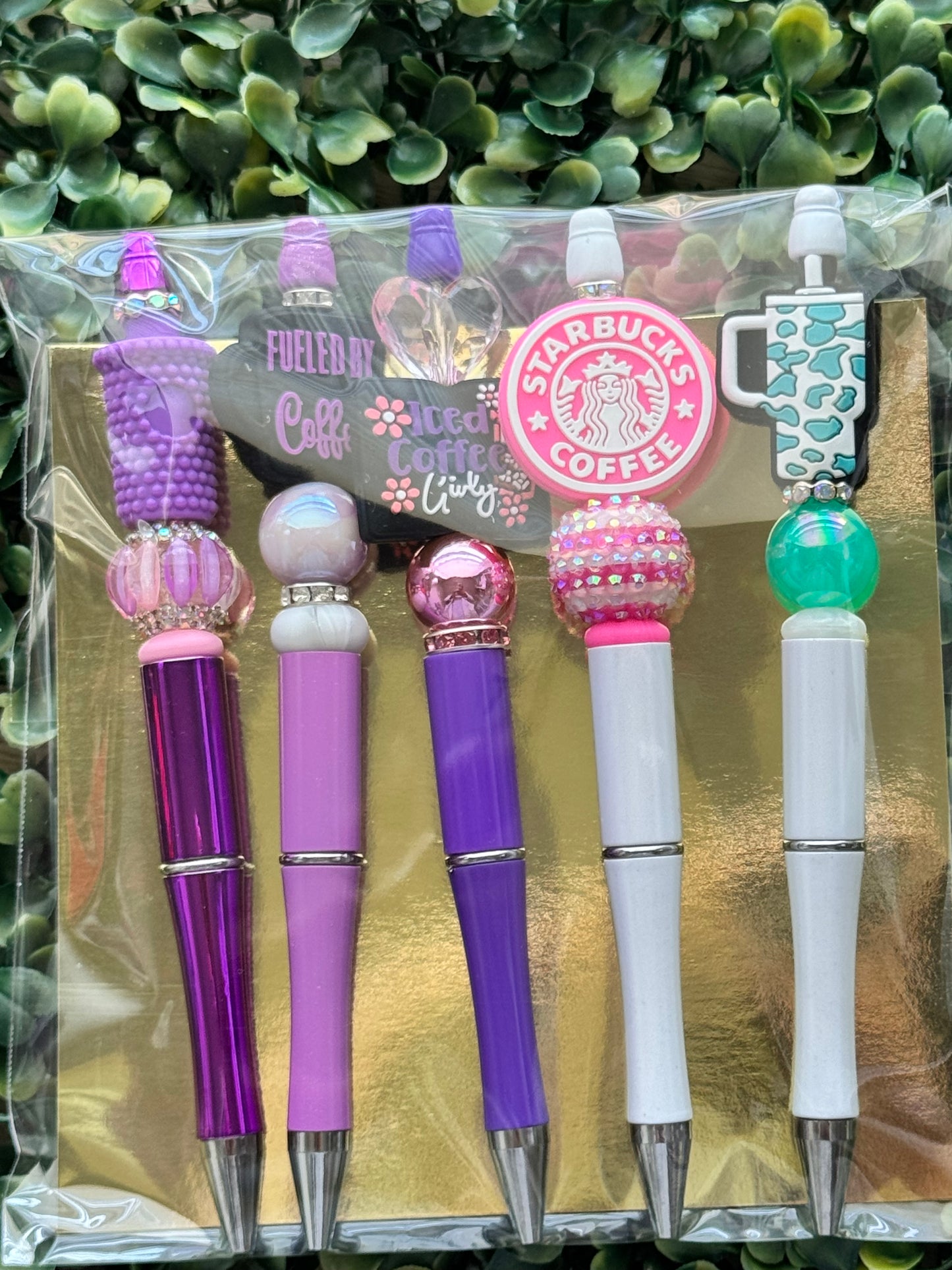 RANDOM MIX BEADED PEN BUNDLE – 5 Pack