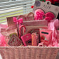 🎀 All Pink “Surrender” Book Basket – Faith, Rest & Feminine Joy 🎀