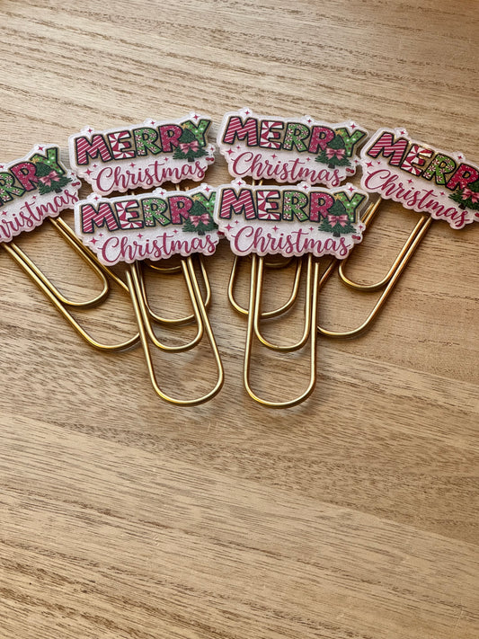 Acrylic Jumbo Paper Clip Bookmarks