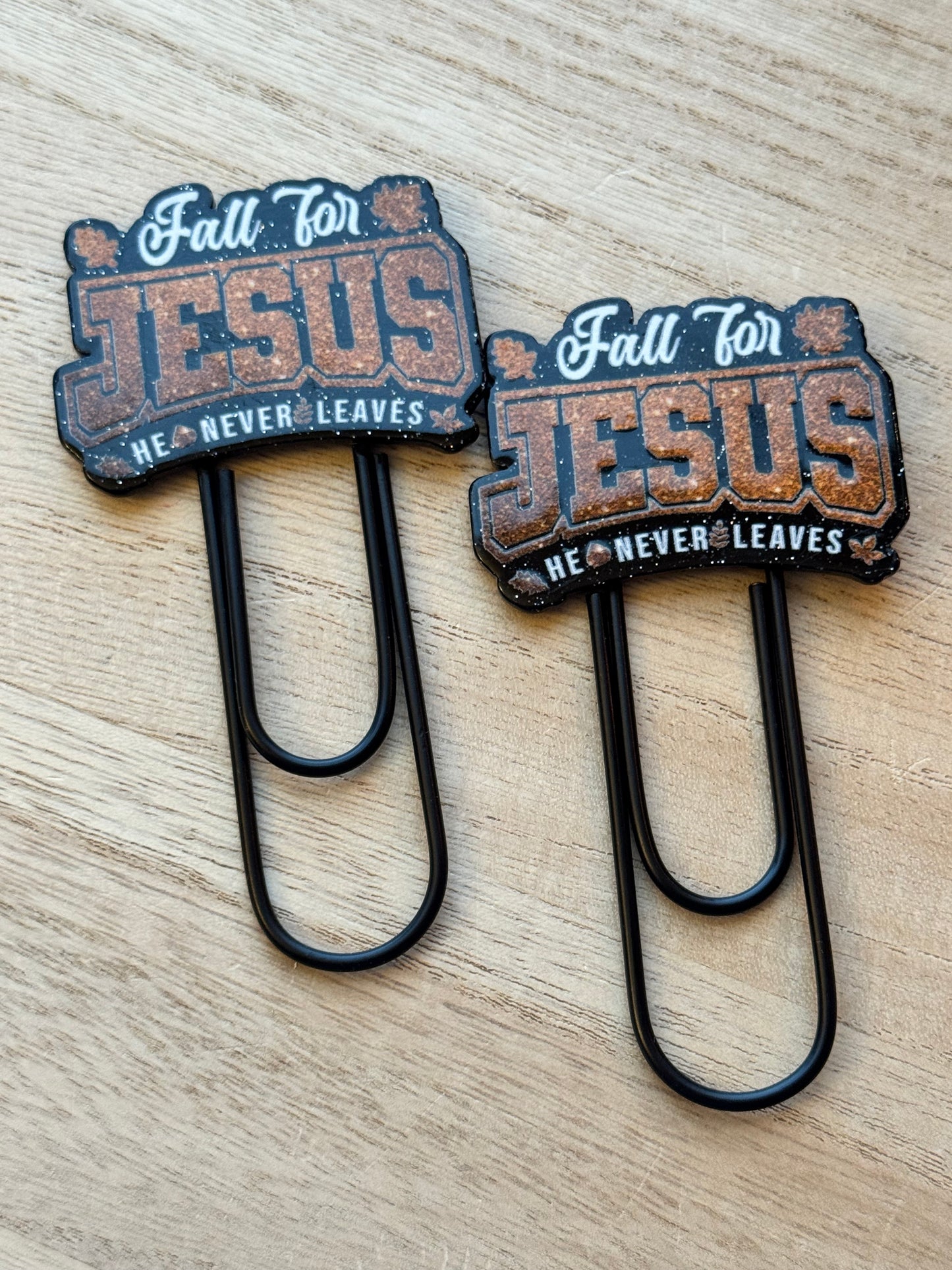 Acrylic Jumbo Paper Clip Bookmarks