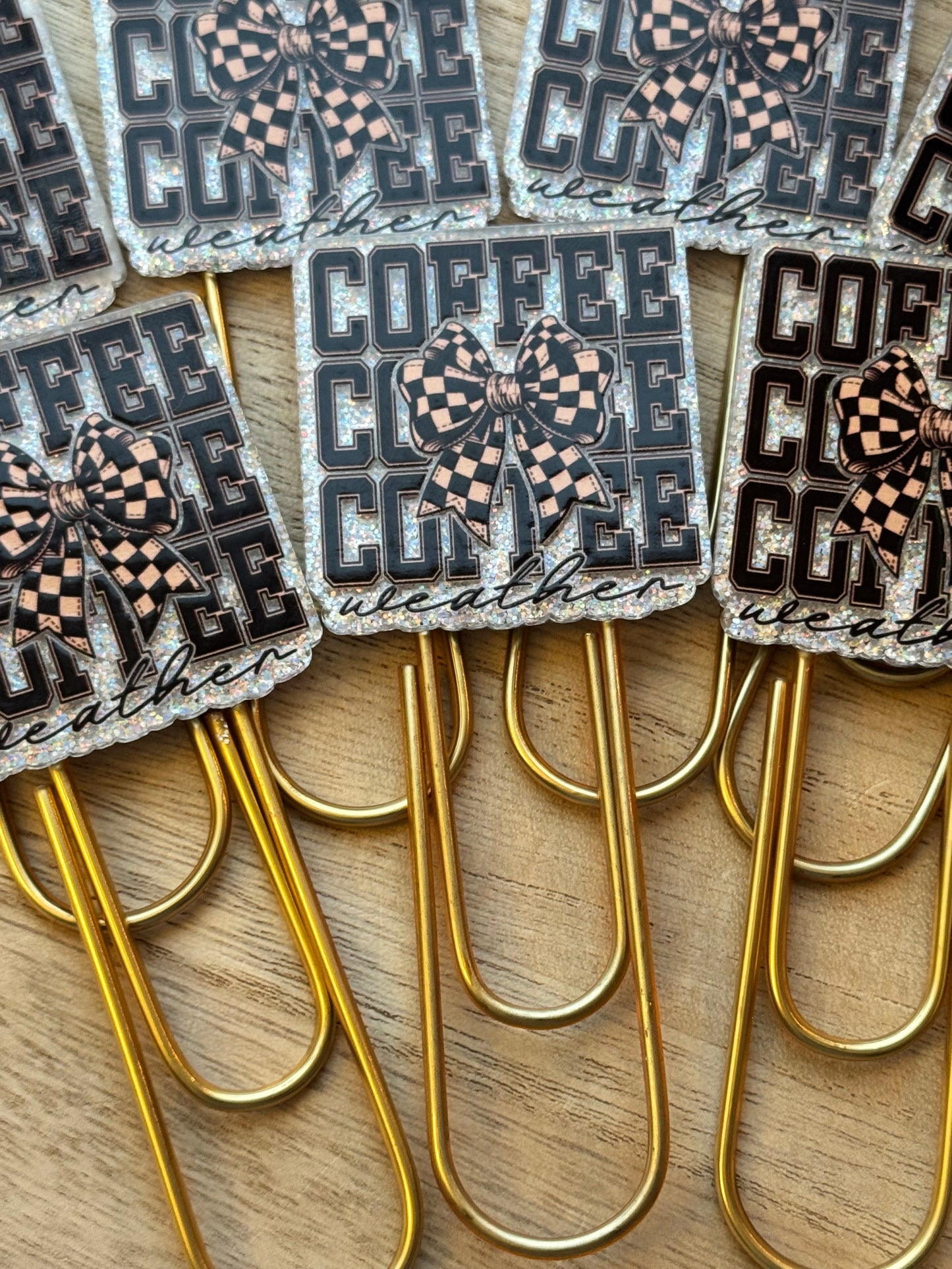 Acrylic Jumbo Paper Clip Bookmarks
