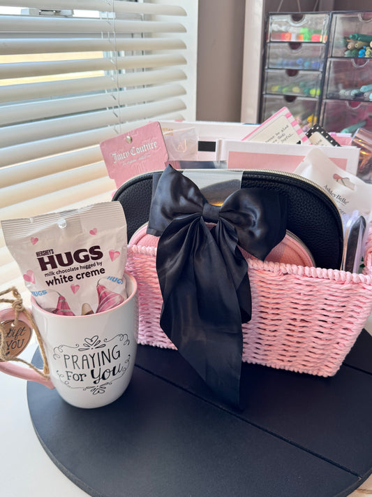 The Pink Promise Bible Basket